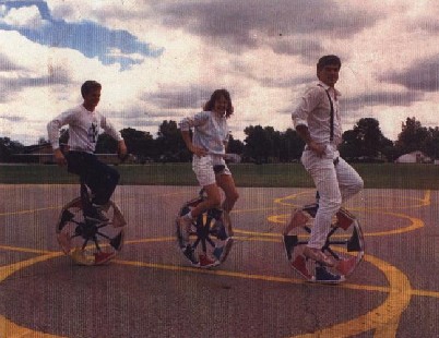 3 Eight Foot Unicycles