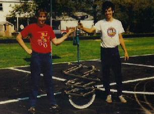 Tom (with hand on jack), Sem, and Scissor Uni