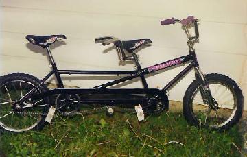 tandem kids bicycle