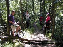 tired unicyclists