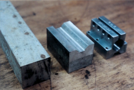 aluminum block to holder